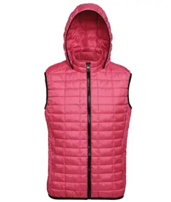 Gilet con cappuccio a nido d'ape 2786