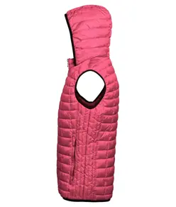Gilet con cappuccio a nido d'ape 2786