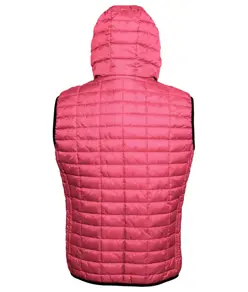 Gilet con cappuccio a nido d'ape 2786