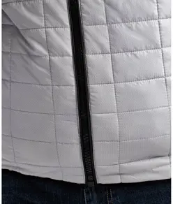 Gilet con cappuccio a nido d'ape 2786
