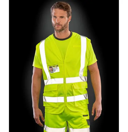 Gilet di sicurezza executive in rete traspirante Result Safeguard