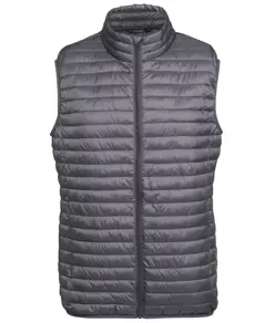 Gilet imbottito a righe sottili Tribe 2786