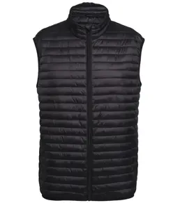 Gilet imbottito a righe sottili Tribe 2786