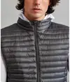 Gilet imbottito a righe sottili Tribe 2786
