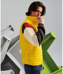 Gilet imbottito a righe sottili Tribe 2786