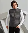 Gilet imbottito a righe sottili Tribe 2786