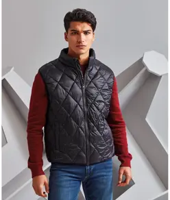 Gilet imbottito a rombi 2786