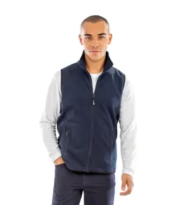 Gilet imbottito in pile riciclato Polarthermic Result Recycled