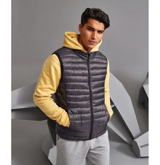 Gilet imbottito mélange 2786
