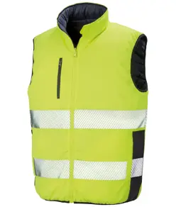 Gilet imbottito morbido reversibile Result Safeguard
