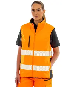 Gilet imbottito morbido reversibile Result Safeguard