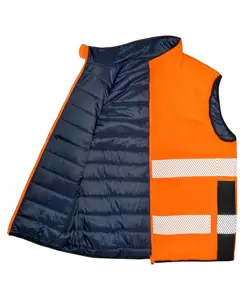 Gilet imbottito morbido reversibile Result Safeguard