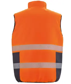 Gilet imbottito morbido reversibile Result Safeguard