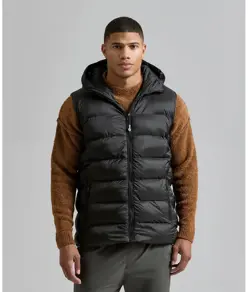 Gilet imbottito riciclato con cappuccio Solitude 2786