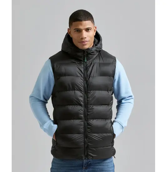 Gilet imbottito riciclato con cappuccio Solitude 2786