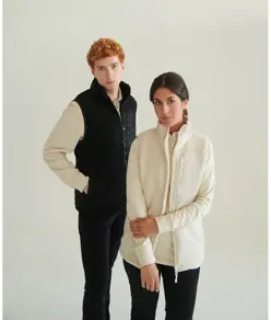 Gilet in sherpa riciclato Front Row