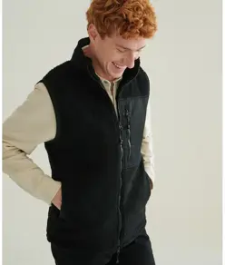 Gilet in sherpa riciclato Front Row