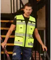Gilet multitasche da lavoro ripstop ad alta visibilità (HVW108) YOKO