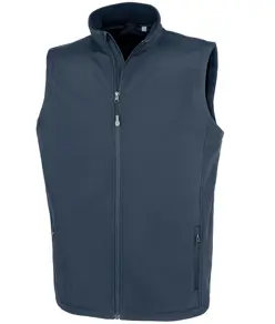 Gilet softshell a 2 strati riciclato stampabile uomo Result Recycled