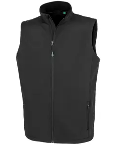 Gilet softshell a 2 strati riciclato stampabile uomo Result Recycled