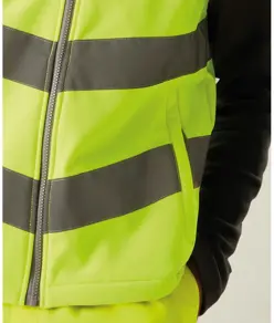 Gilet softshell ad alta visibilità Pro contract Ablaze Regatta High Visibility