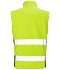 Gilet softshell ad alta visibilità stampabile Result Safeguard