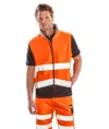Gilet softshell ad alta visibilità stampabile Result Safeguard