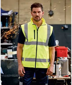 Gilet softshell alta visibilità (HV006) YOKO