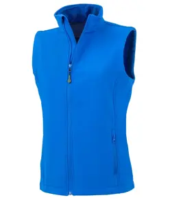 Gilet softshell stampabile a 2 strati riciclato da donna Result Recycled