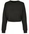 Girocollo cropped donna in spugna Build Your Brand
