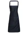 Grembiule con pettorina e cuciture jeans Premier