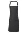 Grembiule con pettorina e cuciture jeans Premier