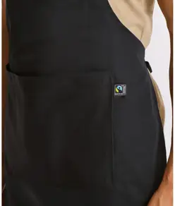 Grembiule con pettorina in cotone certificato biologico e Fairtrade Premier