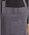 Grembiule con pettorina in cotone chino Premier