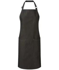 Grembiule con pettorina in denim di cotone, certificato biologico e Fairtrade Premier