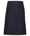 Grembiule corto in denim effetto cerato Division Premier