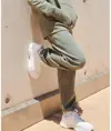 Joggers bambino con polsino alla moda sostenibili SF