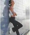 Leggings a zampa da donna SF