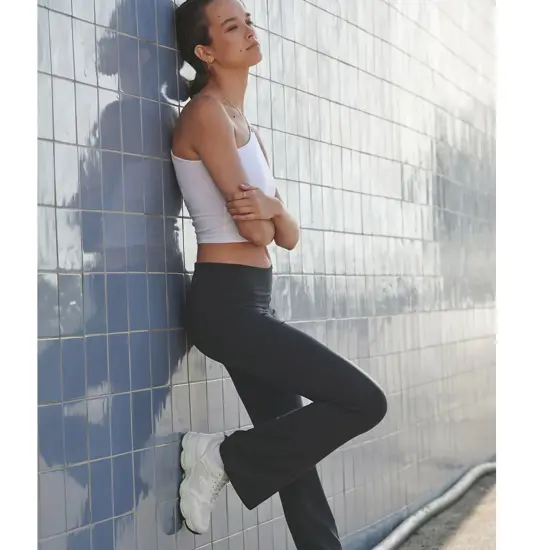 Leggings a zampa da donna SF