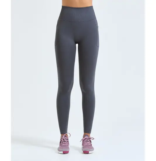 Leggings multisport senza cuciture a costine da donna TriDri® TriDri