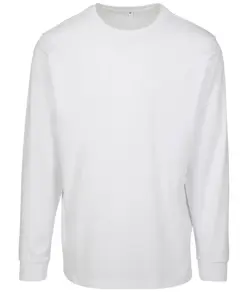 Maglia a maniche lunghe con polsini a costine Build Your Brand