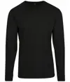 Maglia a maniche lunghe con polsini a costine Build Your Brand