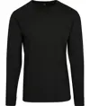 Maglia a maniche lunghe con polsini a costine Build Your Brand