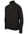 Maglia a maniche lunghe con zip a ¼ Tombo