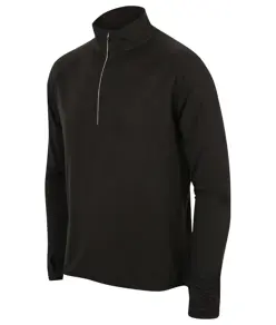 Maglia a maniche lunghe con zip a ¼ Tombo