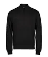 Maglia a mezza zip in interlock a coste (5506) Tee Jays