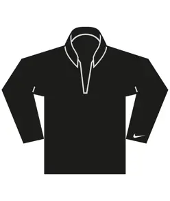 Maglia con mezza zip Velocity Nike