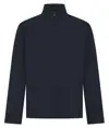 Maglia con zip a 1/4 in piqué premium Front Row