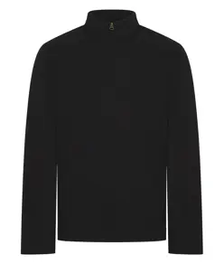 Maglia con zip a 1/4 in piqué premium Front Row