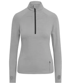 Maglia Cool Flex da donna a mezza zip lunga AWDis Just Cool